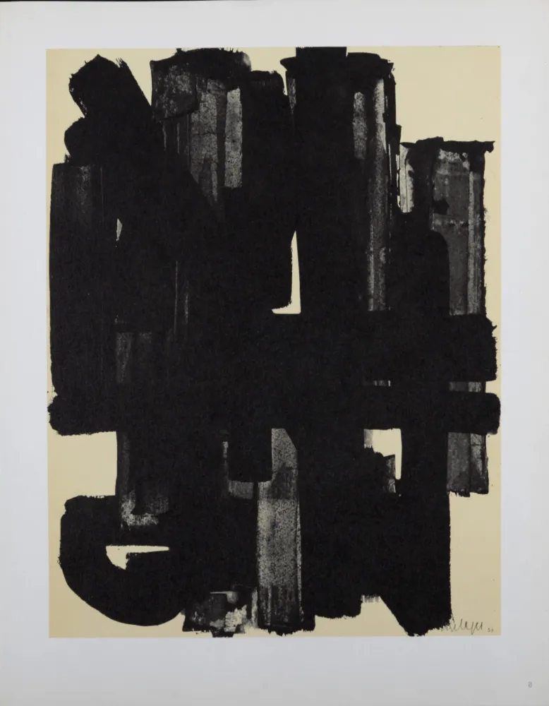 Гашение Soulages (After) - Composition #8