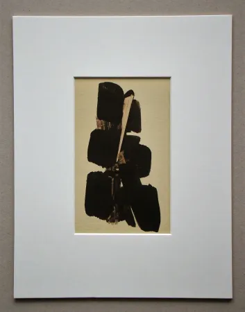 Гашение Soulages (After) - Lavis au brou de noix