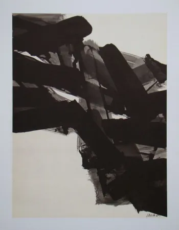 Литография Soulages (After) - Peinture sur papier - 1961