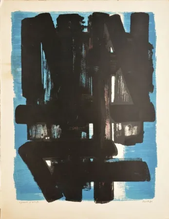 Литография Soulages - Composition n°5