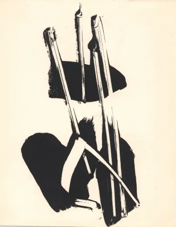 Литография Soulages - Depaysage