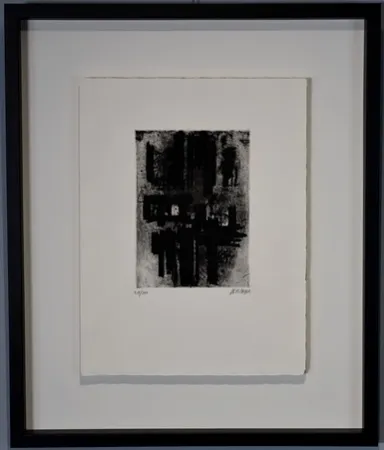 Офорт Soulages - EAU FORTE IV