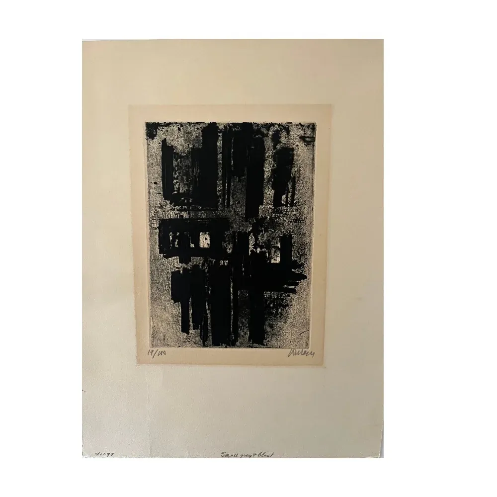 Литография Soulages - Eau-Forte IV (1957) 