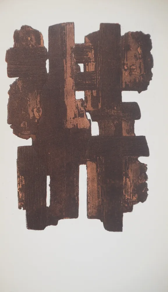 Литография Soulages - Eau Forte IX