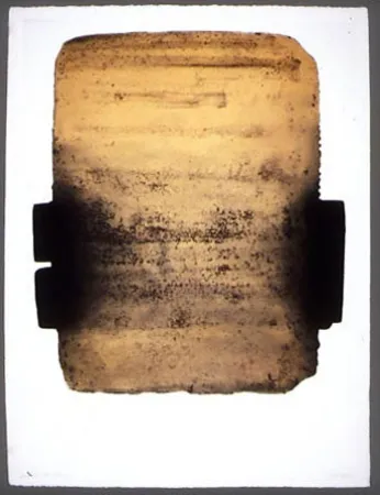 Офорт И Аквитанта Soulages - Eau forte n° 29