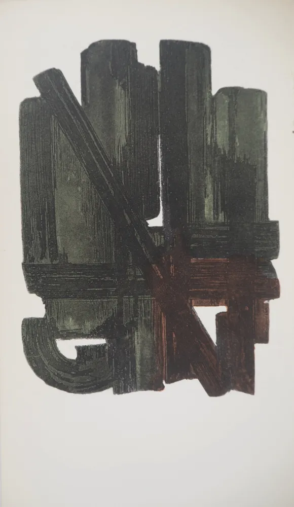 Литография Soulages - Eau Forte VIII