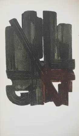 Литография Soulages - Eau Forte VIII