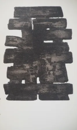 Литография Soulages - Eau Forte XIII