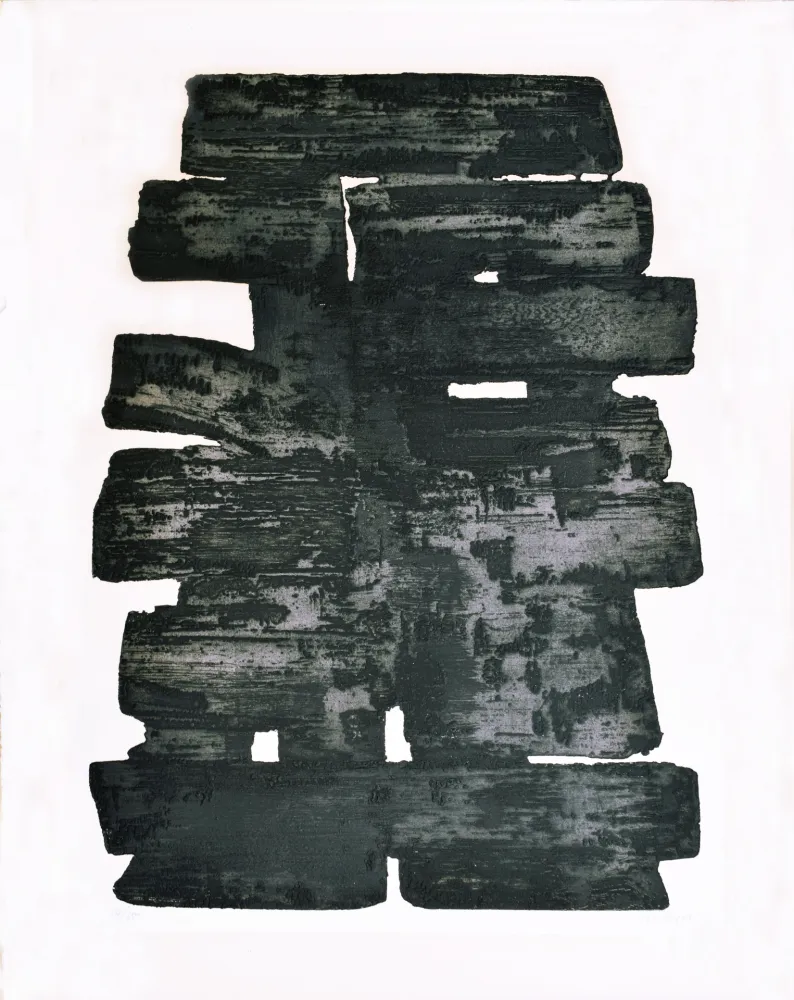 Офорт Soulages - Eau-forte XIII 