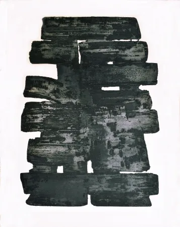 Офорт Soulages - Eau-forte XIII 