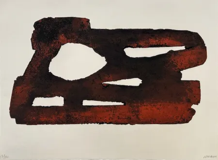 Офорт Soulages - Eau forte XXVII 