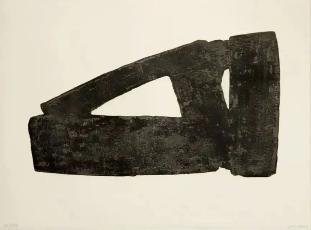 Гравюра Soulages - Eau-forte XXXII