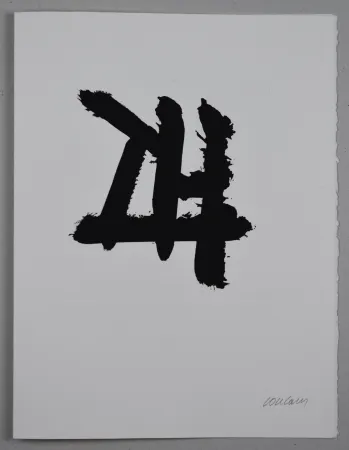 Офорт Soulages - EAU FORTE XXXIV