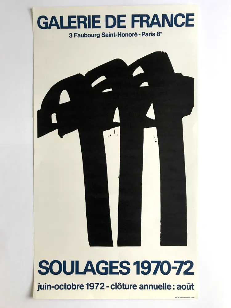 Афиша Soulages - Galerie de France