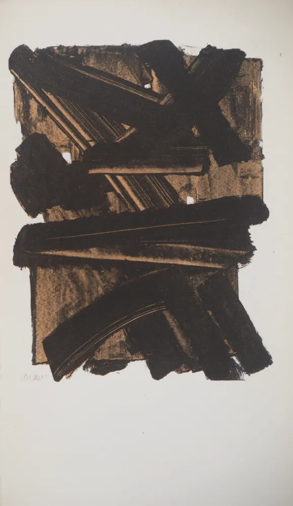 Литография Soulages - Gouache 13
