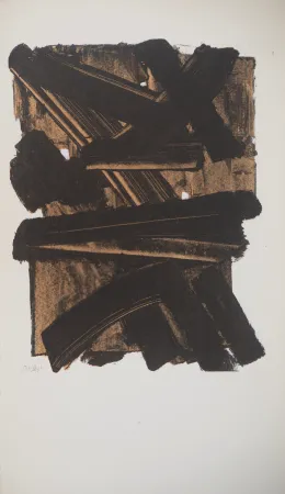 Литография Soulages - Gouache 13