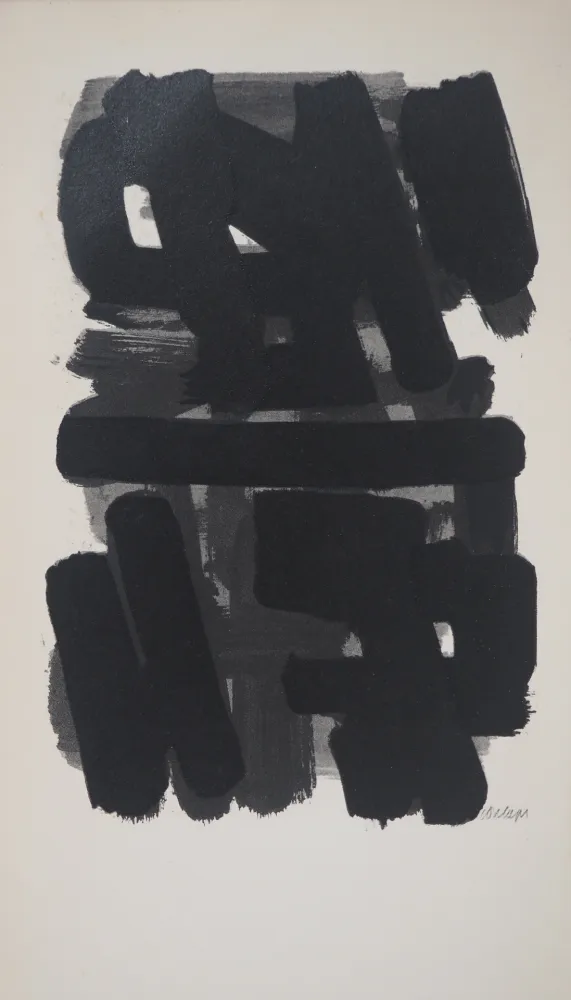 Литография Soulages - Gouache 6