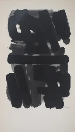 Литография Soulages - Gouache 6