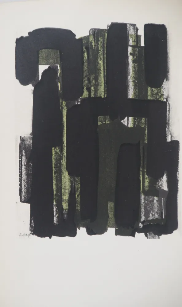 Литография Soulages - Gouache 8