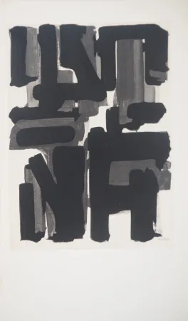 Литография Soulages - Gouache 9