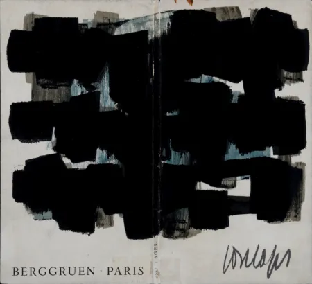 Литография Soulages - Gouaches et gravures (Cover), 1957