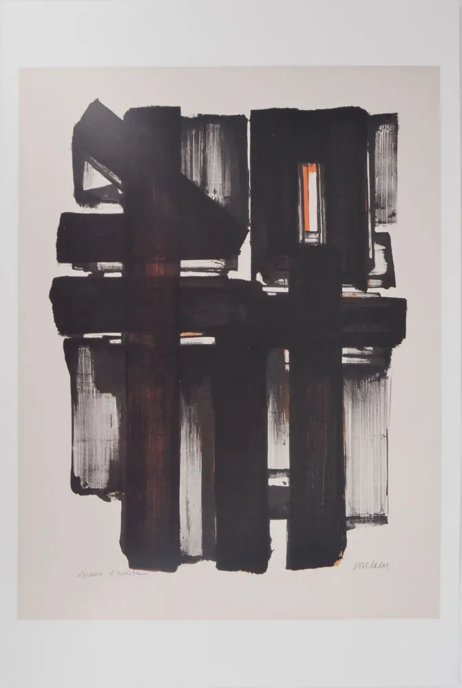 Иллюстрированная Книга Soulages - Lithographie 2