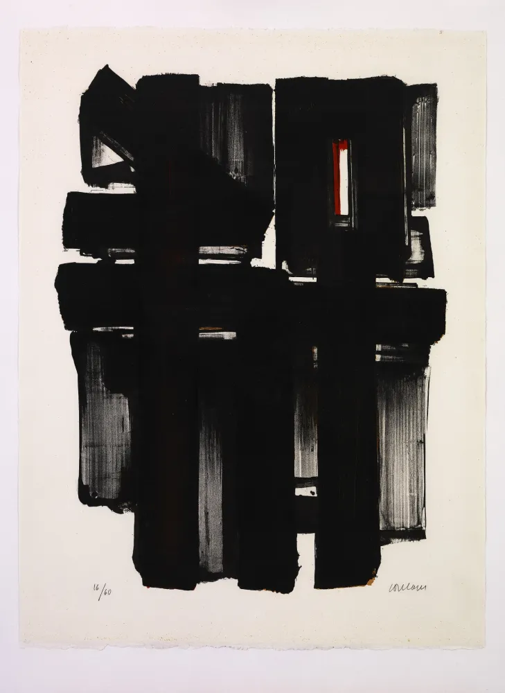 Литография Soulages - Lithographie 2