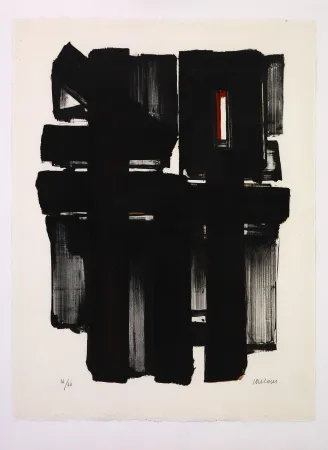 Литография Soulages - Lithographie 2