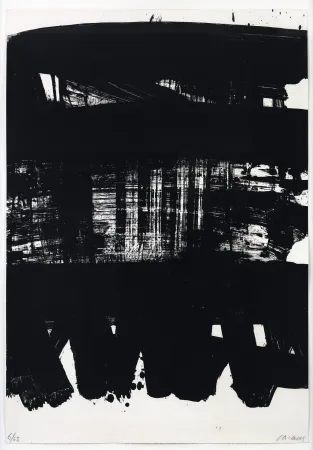 Литография Soulages - Lithographie 21