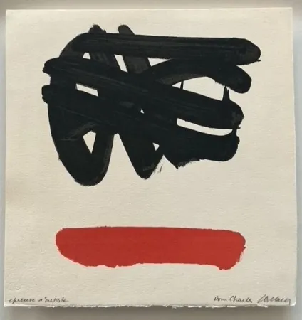 Литография Soulages - LITHOGRAPHIE 30