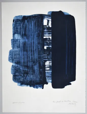Литография Soulages - LITHOGRAPHIE 33