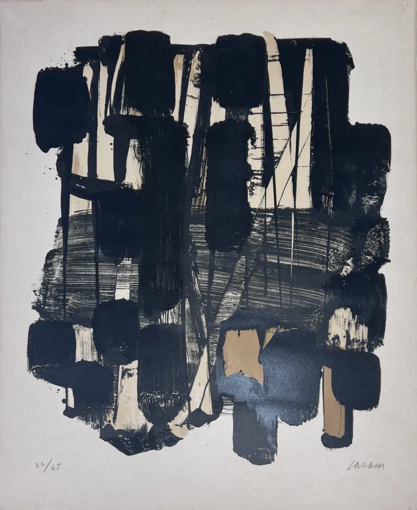Литография Soulages - Lithographie n°11 