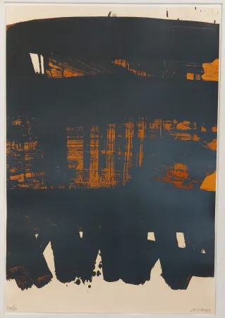 Литография Soulages - Lithographie n°22 