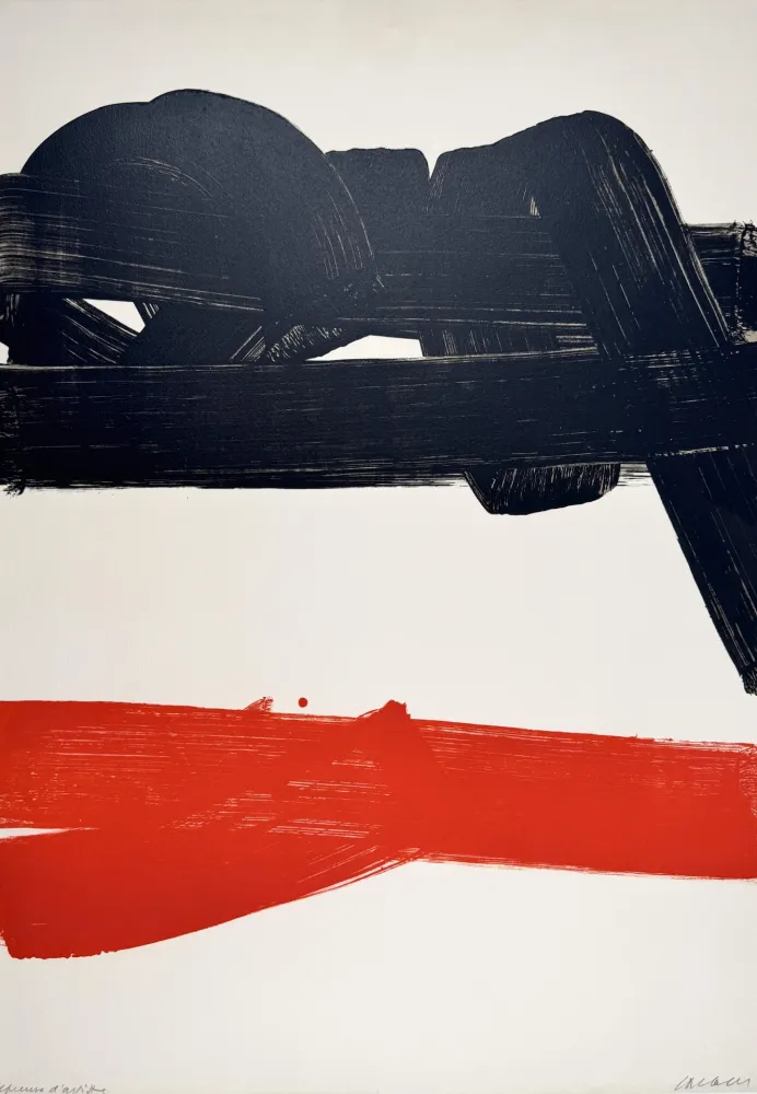 Литография Soulages - Lithographie n°27 