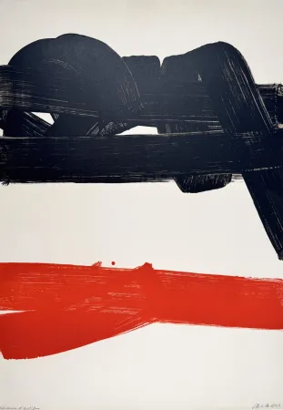 Литография Soulages - Lithographie n°27 