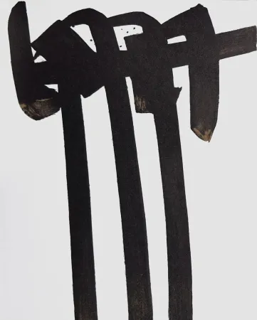 Литография Soulages - Lithographie n°28