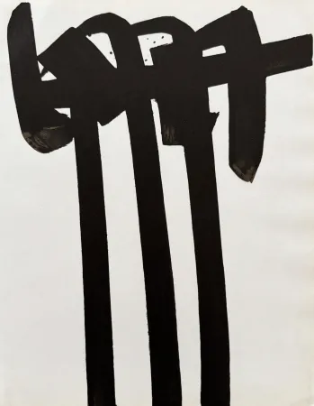 Литография Soulages - Lithographie n°28, 1970