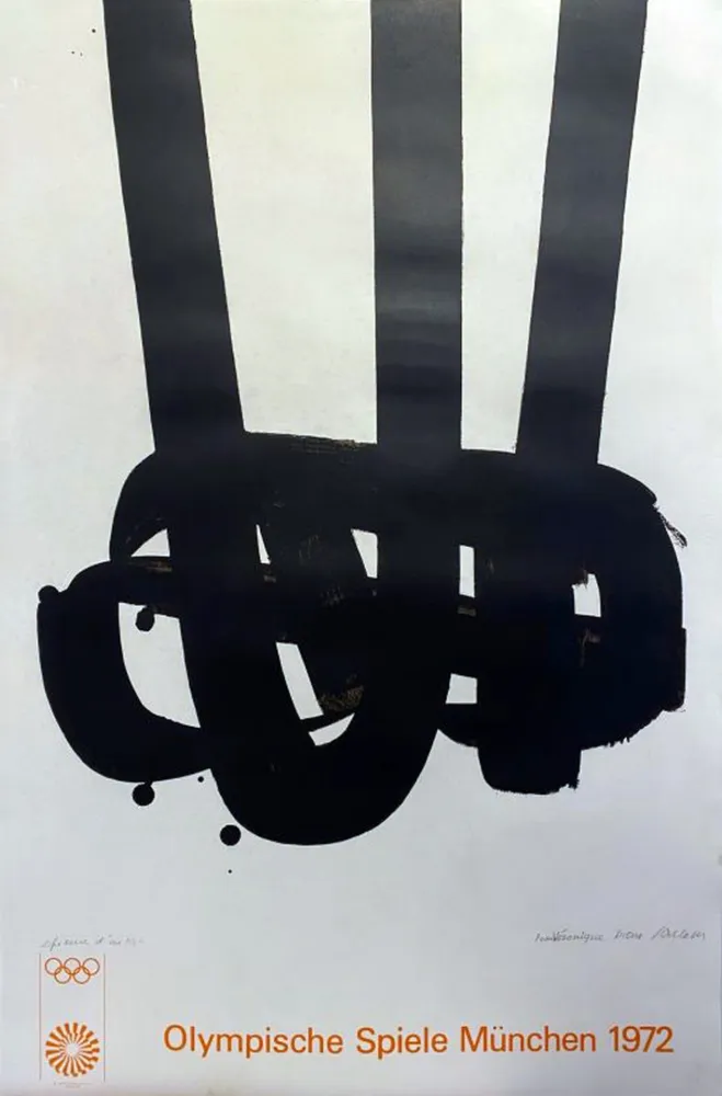 Литография Soulages - Lithographie n°29 