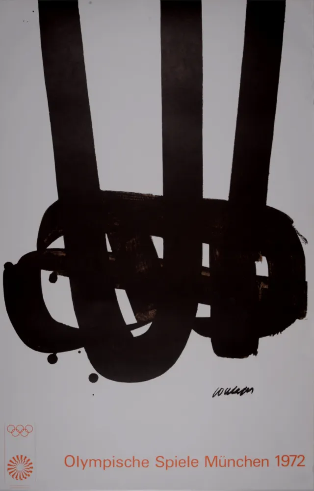 Литография Soulages - Lithographie n°29, 1970 - German edition