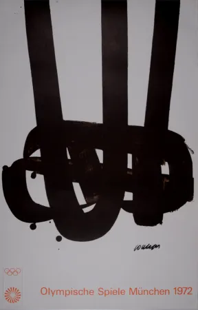 Литография Soulages - Lithographie n°29, 1970 - German edition