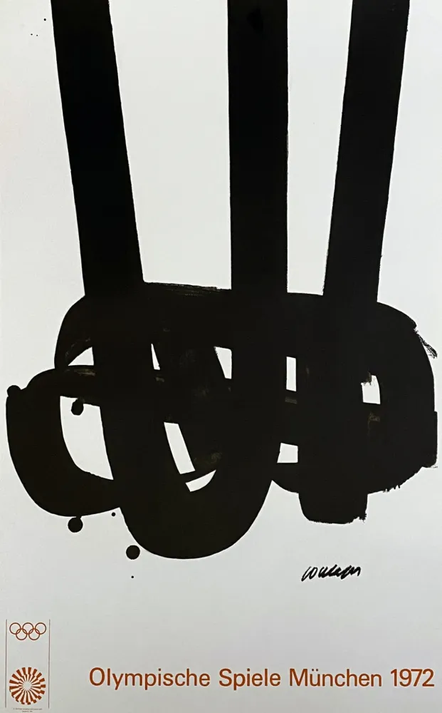 Литография Soulages - Lithographie n°29, 1972 - Mourlot edition