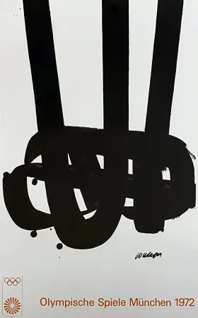Литография Soulages - Lithographie n°29, 1972 - Mourlot edition