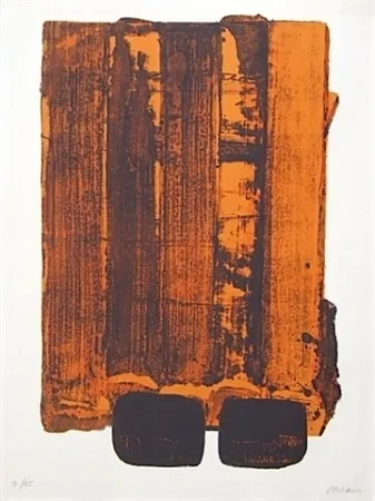 Литография Soulages - Lithographie n°34