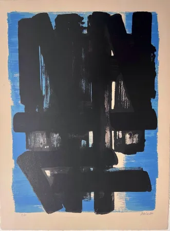Литография Soulages - Lithographie n°5 