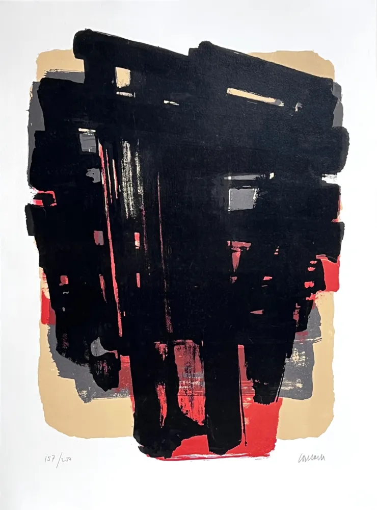Литография Soulages - Lithographie n°8 