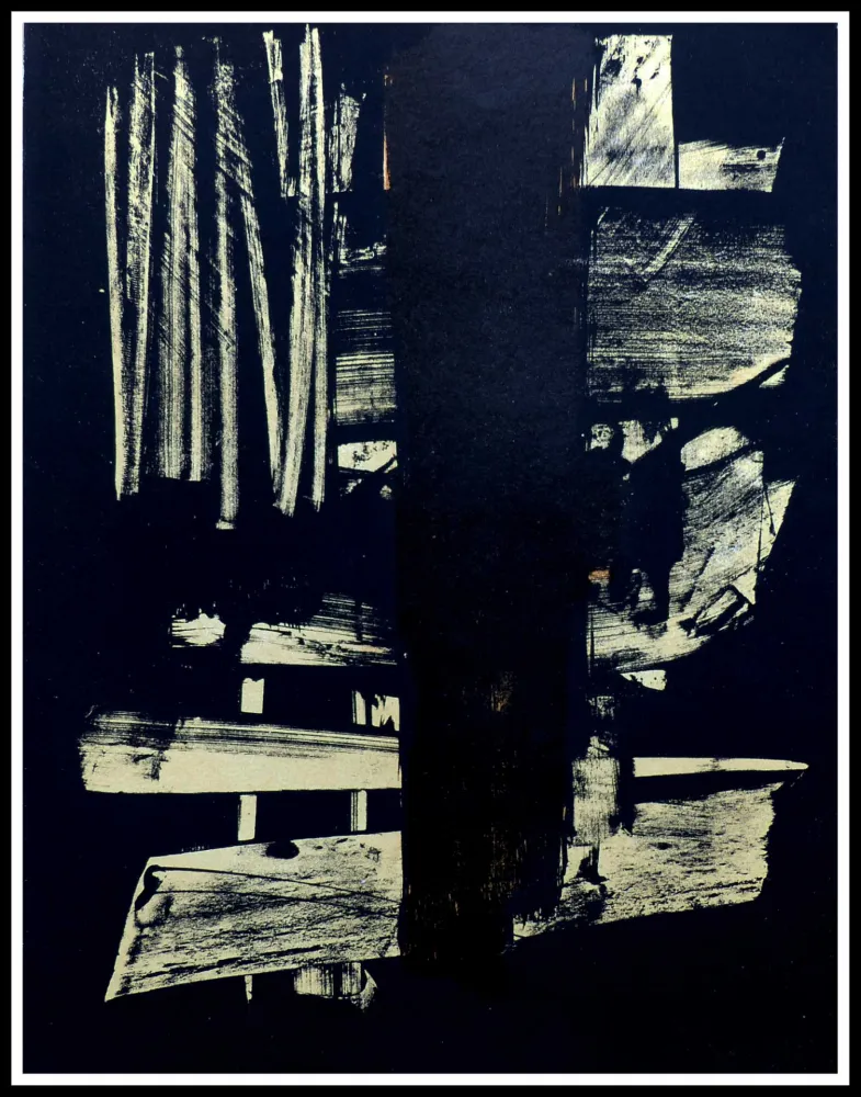 Нет Никаких Технических Soulages - Lithographie N°9