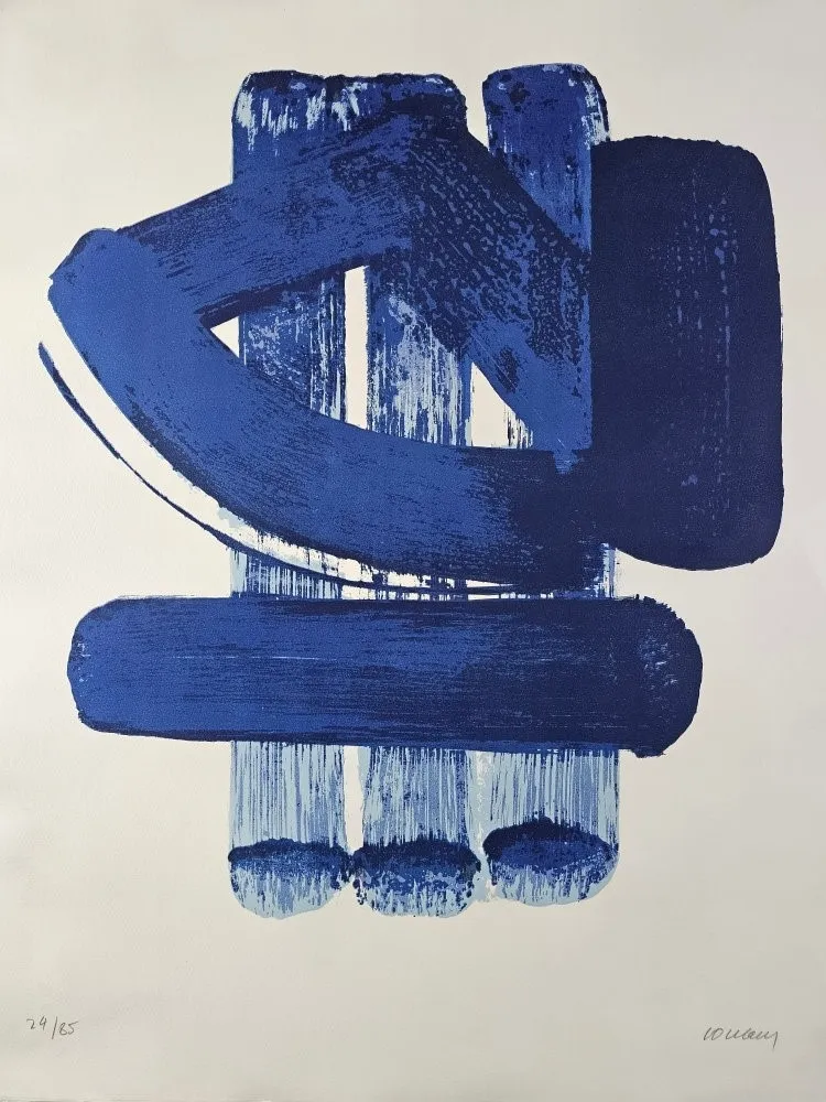 Литография Soulages - Lithographie No 37