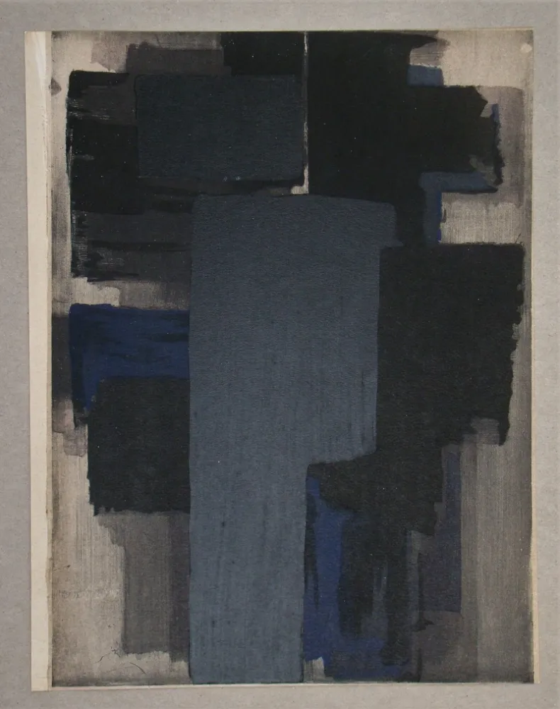Трафарет Soulages - Peinture, 1955