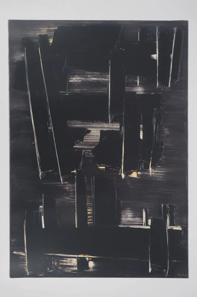 Иллюстрированная Книга Soulages - Peinture 27 aou