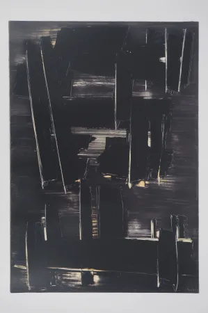 Иллюстрированная Книга Soulages - Peinture 27 aou